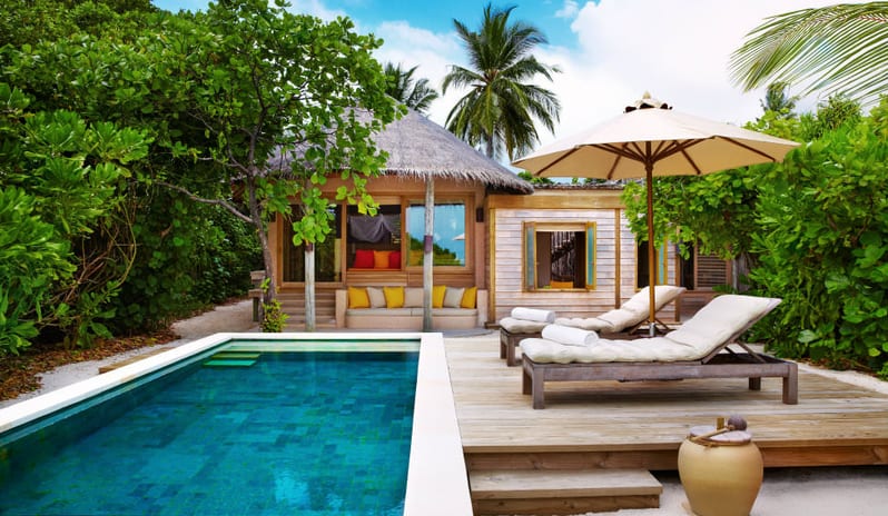 Six Senses Laamu-Beach Family Pool Villa exterior_9317